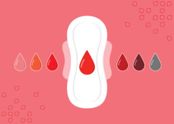 O que significam as cores do sangue menstrual?