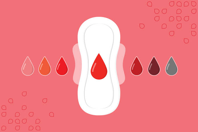 O que significam as cores do sangue menstrual?